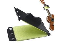 Portable Guitar String Cleaner, 11x6.5cm Guitar Fingerboard String Cleaner, Powerfully Absorbs Grease Dust Without Leaving Scratches, Double Brush Heads For Alternating Use, For Bass Mandolin Ukulele