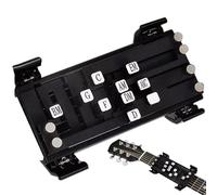 Portable Guitar Trainer with Chord Presser, Guitar Chord Learning Tool for Beginners, Assisted Guitar Practice Fretboard for Home or Travel, Guitar Training Tool for Faster Learning and Playing