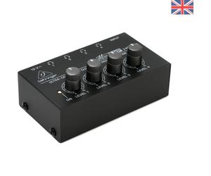 Portable HA400 4-Channel Stereo Headphone Amplifier for Accurate Monitoring