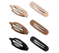 Portable Hair Accessory Hairpin for Thick 6/8pcs Women Clips Flat Sturdy Non-stuck Decorative Claw Easy to Use A