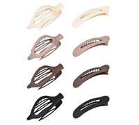 Portable Hair Accessory Hairpin for Thick 6/8pcs Women Clips Flat Sturdy Non-stuck Decorative Claw Easy to Use C