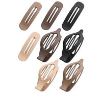 Portable Hair Accessory Hairpin for Thick 6/8pcs Women Clips Flat Sturdy Non-stuck Decorative Claw Easy to Use B