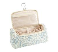 Portable Hair Bag, Makeup Brush Storage Case, Large Curling Iron Holder with Zipper, Durable Fabric Beauty Storage, Travel Cosmetic Pouch with U, blue, Se référer au descriptif, Refer to description
