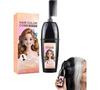 Portable Hair Dye Comb for Gray Hair Coverage,3-in-1 Comb for Hair Coloring with Integrated Brush,Easy At-Home Hair Coloring with Integrated Brush