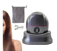 Portable Hair Straightener - Wireless 3 Portable Heat Settings | Flat Iron Short Hair Straightener Brush for Long Curly Fringes Women Girls Daily Use Business Travel