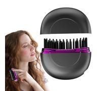 Portable Hair Straightener | Wireless Electric Heating Comb Anti-Burning - USB Rechargeable 3 Modes Mini Portable Straightener - For Girls Wife Sister Girlfriend Mom Travel Business Travel
