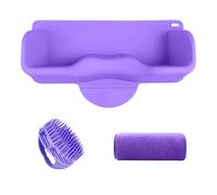 Portable Hair Wash Basin for Kids and Teens,Tear-Free Shampoo Bowl with Neck Support for Sink or Bathtub,Stress-Free Hair Washing (Purple)