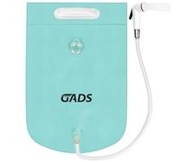 Portable Hair Washing Station, 2.5 GL Bedside Shower Water Bag for Hair Washing in Bed, Use with Inflatable Shampoo Basin, Inflatable Hair Washing Basin, Inflatable Bathtub - Blue