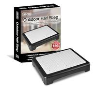 Portable Half Step Stool Mobility Aid for Elderly Non Slip Plastic Disability Stepping Platform for Doorstep, Bathroom, Toilet Door Step Up