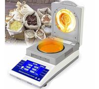 Portable Halogen Moisture Meter with Precision Fast Heating & Drying (60-160°c) Ideal for Quick Moisture Testing in Food, Plants, and Building Materials DHS-16