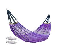 Portable Hammock Tree Hammock with Durable Mesh for Outdoors - Breathable Hanging Furniture for Outdoor Relaxation Garden Beach Hiking Travel Balcony