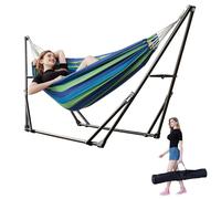 Portable Hammock with Stand for Outside or Inside,No Tree Required