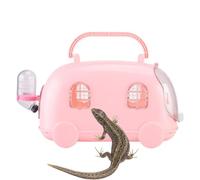 Portable Hamster Cage 10.6x6.2x7.8in Cute Portable Breathable Window