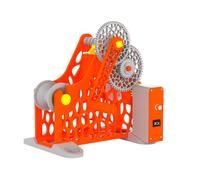 Portable Hand Crank 1kg Filament Rewinder,Multi-Purpose Electric Spool Winder,3D Printer Filament Winder,Detachable Modular Design,for 3D Printing Enthusiasts,Welders,and Textile Artists(Color:Orange)