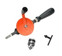 Portable Hand Crank Drill MINI Manual Drill Double PINIONS Wood Plastic Adjustable Chuck for Various Applications (-GS10850-01)
