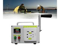 Portable Hand Crank Power Generator, 500W Rechargeable Energy Station for Emergency, Camping, Outdoor Adventures, and Smartphone Charging