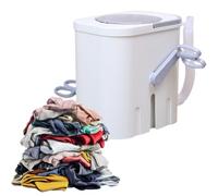 Portable Hand Crank Rotary Washer with Drain Hose for RVs