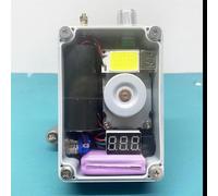Portable Hand Crank Supercapacitor Generator with COB LED Light and USB Output for Outdoor, Camping, Power and DIY Ignition, ABS Shell and(.2V)