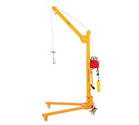 Portable Hand-Cranked Mini Crane for Home Use, Easy Lifting Solution for Small Loads