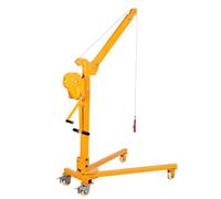 Portable Hand-Cranked Mini Crane for Home Use, Easy Lifting Solution for Small Loads