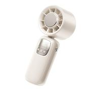 Portable Hand Fan, Foldable Cooling Device, LED Display Mini Fan, 100 Speed Settings, Compact Build, USB Rechargeable, Quiet Operations, Easy Carry, Perfect for Travel, Makeup, Commutes