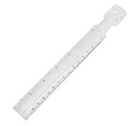 Portable Hand Held Ruler 2X Magnifier Bar 6" with 140 mm Measuring Scale Acrylic Magnifying Glass Reading Magnifier