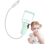 Portable Hand Puller Nose Sucker,Nose Aspirator for Baby,Soft Silicone Nose Cleaner, Negative Pressure Principle, Strong Suction | Easy to Operate | Reusable | Easy to Carry ,for Children Adults-Green