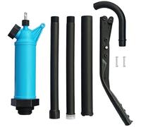 Portable Hand Pump Corrosion Resistant Manual Barrel Pump Handles for 55 Gallon Fuels Oil Water Substance Transfer Heavy Duty PP PP
