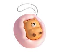 Portable Hand Warmer - Cute Bear Hand Heater, Pocket Size USB Warmer | Small Size Temperature Rechargeable Heater with Comfort Handle, Electric Hand Guard for Camping, Fishing, Golf