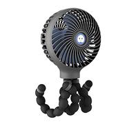 Portable Handeld Mini Fan Baby Stroller Fan Flexible Octopus Tripod Clip on with 3 Speeds Adjustable USB Charging for Desk Crib Car Seat Bike Treadmill
