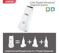Portable Handheld 3 In 1 WiFi Ultrasound Scanner Machine Wireless Color Doppler