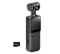 Portable Handheld 4K Pocket Camera 180 Degree Rotating Digital Video Recorder Cycling Sports Camcorder Back Clip Sports