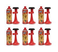 Portable Handheld Air Horn with Compressed Air Canister - 120dB High-Decibel Safety Signal & Celebration Noise Maker - Great for Boating, Sporting Events, Camping, and Parties (3)