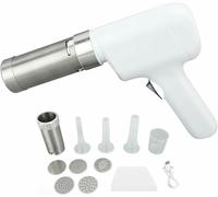 Portable Handheld Automatic Pasta Noodle Ramen Maker Machine for Homemade Spaghetti(White)