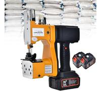 Portable Handheld Bag Stitcher Electric Sewing Machine with 2 Coils of Sewing Wire for Woven Bag Closing and Stitching