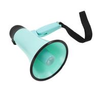 Portable Handheld Bullhorn Megaphone Speaker with Handle and Strap | Light Green Abs Body, Compact Shape, Talk and Recording Playback, for Tour Guides and Mobile Use
