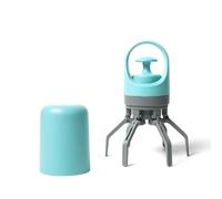 Portable Handheld Dog Poop Scooper,Sanitary Puppy Waste Picker with Bag Dispenser Six Claws Poop Waste Cleaner for Small Medium Large Dogs Walks Travel for Yards, Grass (with 4 rolls trash bag)