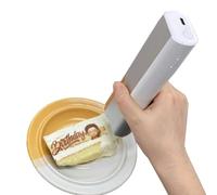 Portable Handheld Edible Inkjet Printer for Food, Mini Food Print Pen for Restaurants, Bakeries, and Cafes - Perfect for Custom Desserts and Treats, Brown