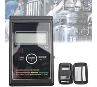 Portable Handheld Electrostatic Meter, 0-50kV Tester with LCD Display, Reset Button, One-Click Clearing Function for Fabric, Paper, Rubber, Yarn