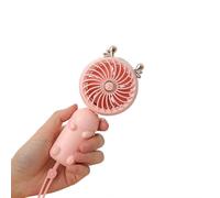 Portable Handheld Fan, 2.7in Mini Hand Held Fan with Rechargeable Battery and 3 Speeds, Cute Personal Small Electric Fan, Hand Fan foldable for Desktop/Table/Bedroom