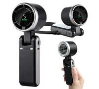 Portable Handheld Fan Black 3 IN 1 Hand Fan 180°Foldable Turbo Fan 5 Speeds 4000mAh USB-C Rechargeable Personal Pocket Hand Held Fan for Travel/Outdoor/Home/Office Powerful Cooling Turbo Desk Fan