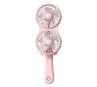 Portable Handheld Fan,Electric Cooling Hand Fan - 3 Speeds Rechargeable Hot Weather Cooling Supplies for Desk Jogging Fishing Gardening Wedding Hiking Barbecue Beach
