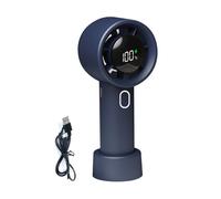 Portable Handheld Fan - Small Cooling Portable Hand Fan | Cool Gadgets Digital Display, Battery Operated Air Cooler 100 Speeds for Adults Kids Bedroom Outdoor Beach Camping