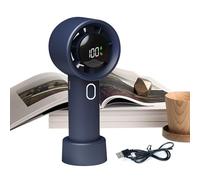 Portable Handheld Fan - Small Personal Fan Handheld Desk,Air Cooler with Digital Display, Battery Operated Cool Gadgets for Home Bedroom Desk Travel Accessories Beach Outdoor