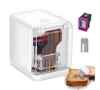 Portable Handheld Food Printer, Mini Edible Inkjet Printer with APP Control & Detachable Ink, for Coffee, Bread, Cake, Biscuits