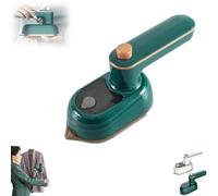 Portable Handheld Garment Mini Electric Iron,2 in 1 Portable Steamer Iron Combo,Fast Heat Up Small Steam Iron,Travel Handheld Steam Iron,Portable,Mini,Non-Stick Soleplate
