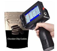 Portable Handheld Inkjet Printer with 4.3-Inch Touch Screen for Expiry Date, Batch Number, Barcode, QR Code, and Logo Printing on Various Surfaces