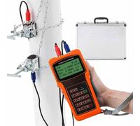 Portable Handheld Liquid Flow Meter, Digital Clamp-On for Diesel, Kerosene, Gasoline, -30-90°C, Industrial Use