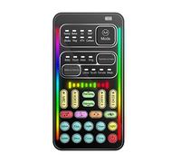 Portable Handheld Microphone Voice Changer I9 Voice Changer, 8 Fixed Sound Effects, Support Three Devices at The Same Time, for PS4 PS5 Mobile Computer Laptop, Plug and Play