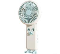 Portable Handheld Misting Fan Rechargeable with Water Spray - 4 Speeds Foldable for mini Cooling Hand Fans for Travel Outdoor Summer UK(Blue)